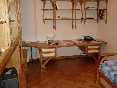 Изготовление элитной мебели для кабинета из ольхи, дуба, ясеня на заказ в Минске.